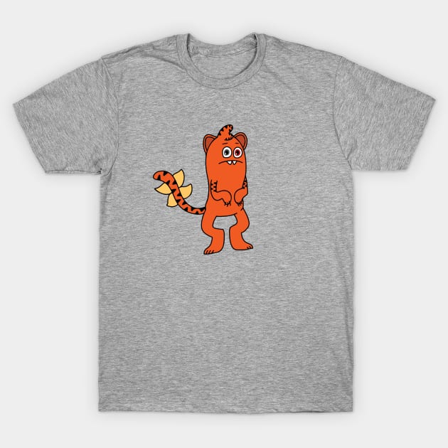 Tiger Monster T-Shirt by Illustrations by Adrienne